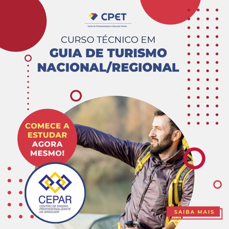 Técnico em Guia de Turismo Nacional/Regional (Online)