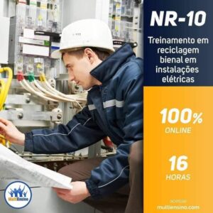NR-10 – Treinamento em reciclagem bienal em instalações elétricas
