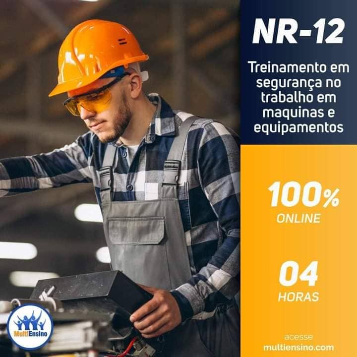 NR-12 – Treinamento em segurança no trabalho em máquinas e equipamentos